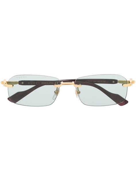 men gucci reading glasses|gucci rimless glasses for men.